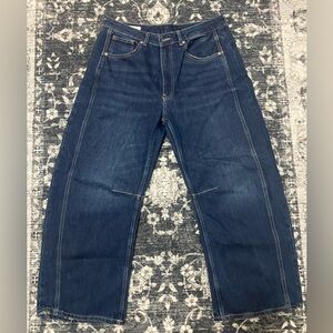 Zara Deep Blue Balloon Jeans